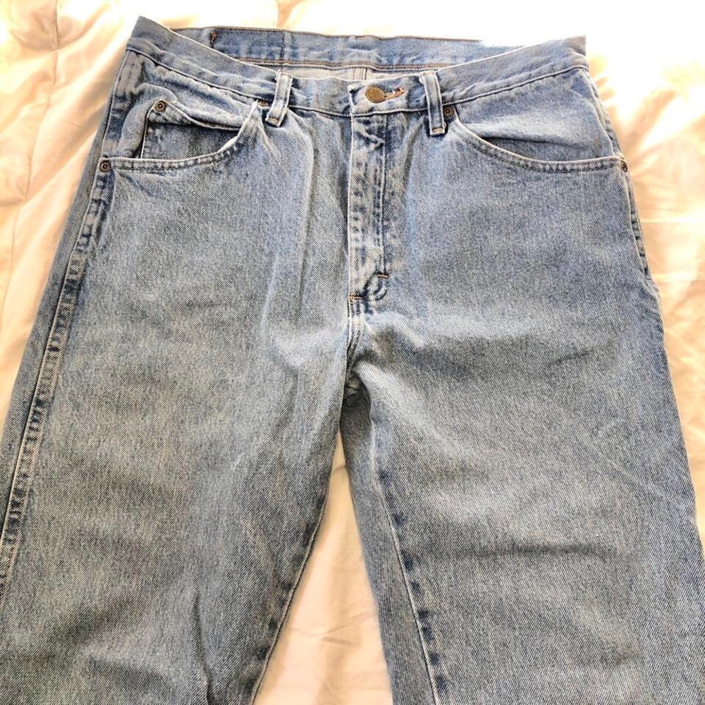 tall wrangler blue jeans - Picture 3 of 4